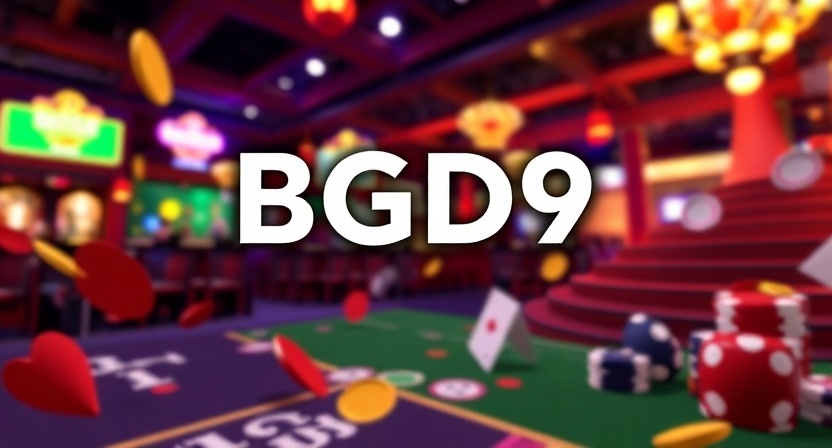 Variety of slot machines available on BGD9